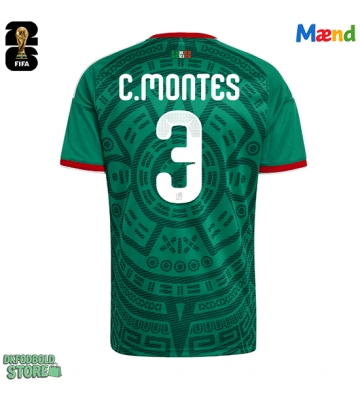 Mexico Cesar Montes #3 Replika Hjemmebanetrøje VM 2026 Kortærmet
